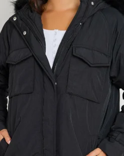 Jackets & Coats*Ava And Ever Yosemite Anorak Jacket Black