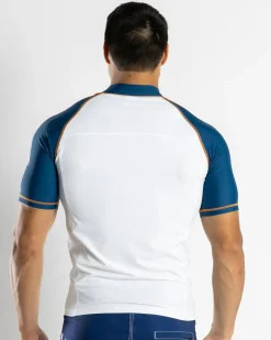 Rashies*Rusty Y2SHAY Short Sleeve Wetshirt White / Navy