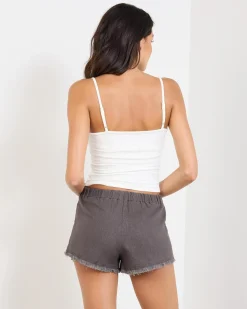 Best Zanzibar Shorts Women Linen Blend|Bottoms
