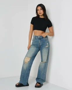 Sale Zavier Ultra Crop Baby Tee Women Tops