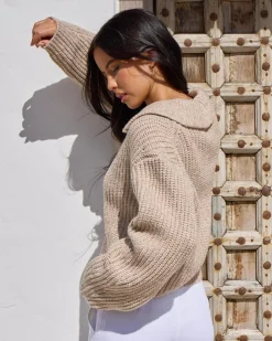 Sale Zeus Double Zip Knit Jumper Women Knitwear|Jumpers & Hoodies