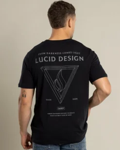 Tops & T-Shirts*Lucid Ziggurat T-Shirt Black