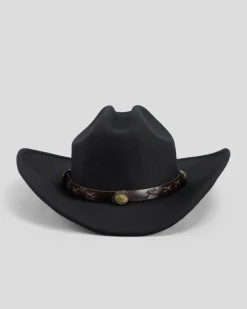 Headwear*Mooloola Zoe Felt Hat Black