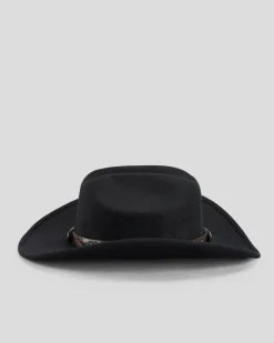 Headwear*Mooloola Zoe Felt Hat Black